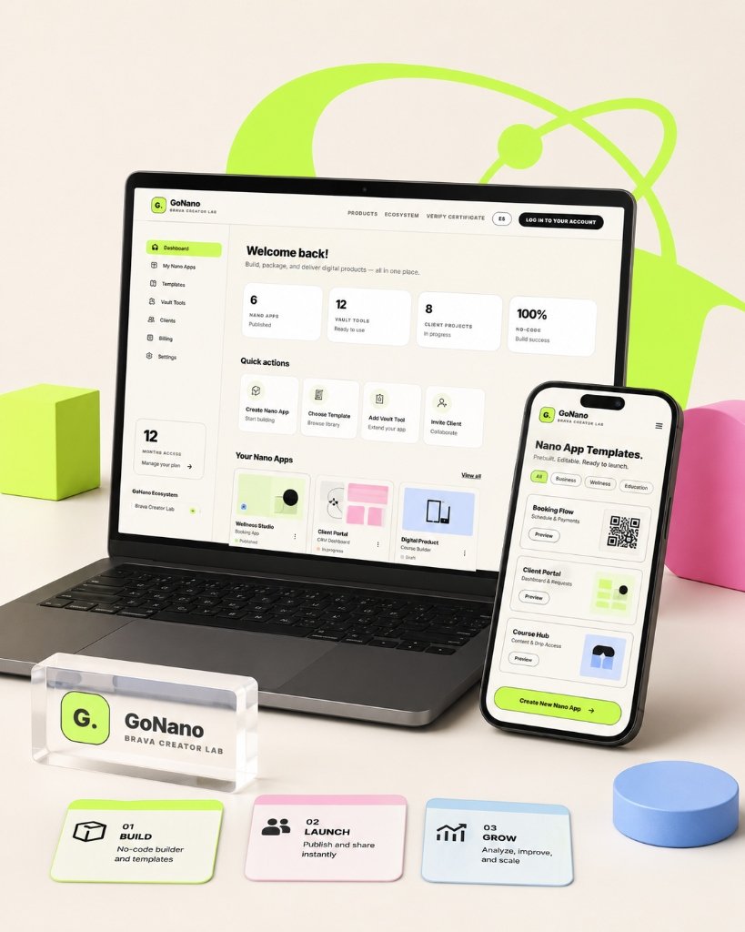 GoNano Interactive Builder Dashboard